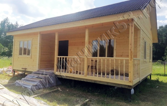 2 Каркасно-щитовой дом ОД-8 7×9, 63 м², Владимирская область, Деревня Михали (6)